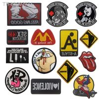 ♚△✚ 3D Embroidery Patch Personalized Sticker Military Fan Combat Hook and Loop Adult Sexy Cloth Sticker Clothes Backpack Jeans Badge