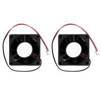 2X 60mm x 25mm DC 12V 0.25A 2Pin Cooling Fan for Computer Case CPU Cooler