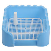 (ร้อน) Pratical Dogs Toliet พร้อม Anti Splash Fence Puppy Pee Potty Training Dogs Cats Toilet Cleaning Products s Accessories