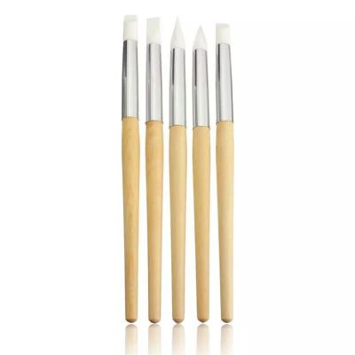 ‘；【-【 5 Pcs High Quality Watch Dial Cleaning Pen Nail Art Silicone Pen Carving Emboss Manicure Brushes Dust Cleaner Repair Tools