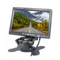 Car Monitor 7-inch Tft Lcd Screen 2-way Video Input Pal/ntsc 12v Display Rearview Security Camera Accessories