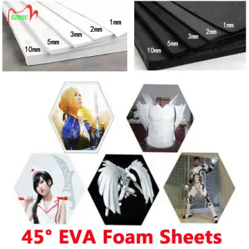 High Density EVA Material Rubber Sheet Cosplay Foam Sheets 1mm 2mm 4mm Thin  Foam Sheet - China EVA Foam, Foam