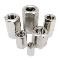 M3 M4 M5 M6 M8 M10 M12 304 A2 สแตนเลสHexagon HexขยายยาวยาวRod Connector JointแขนTubular Coupling Nut-zaldfjgnsdg