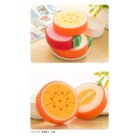 READY STOCK !!!! Fruit Thickened Sponge Scouring Pad Wholesale Dish Cloth Strong Decontamination Dish Towel