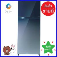 ตู้เย็น 2 ประตู TOSHIBA GR-HG52KDZ(GG)16.8 คิว กระจกน้ำเงิน2-DOOR REFRIGERATOR TOSHIBA GR-HG52KDZ (GG) 16.8CU.FT BLUE MIRROR **บริการเก็บเงินปลายทาง**