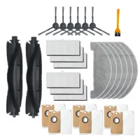 27PCS Main Brush Dust Bags Mop Cloth Side Brush Hepa Filter Parts for XIAOMI VIOMI S9 Robot Vacuum Cleaner Accessories