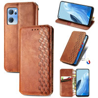 HongYueNuanTongSheBeiYou Reno 9 Pro Plus 5G เคสแบบฝาพับสำหรับ OPPO Reno 8 Lite เคสแม่เหล็กเนื้อหนัง Reno5 Z 5F 7 Lite 7Z 8 T 8Z 6Z 4Z 4 F