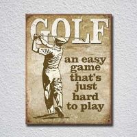 Golf Easy Game ป้ายดีบุกโปสเตอร์โลหะสำหรับตกแต่งผนัง-เยี่ยมชมร้านค้าของเราสำหรับป้ายโลหะเพิ่มเติมและตกแต่งผนัง