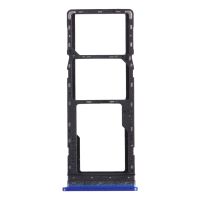 FixGadget For Tecno Spark 4 / Camon 12 KC2 KC8 CC7 SIM Card Tray + SIM Card Tray + Micro SD Card Tray (Blue)