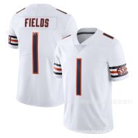 ❅♟ NFL Football Jersey Bears 1 White Bears Justin Fields Jersey Fields