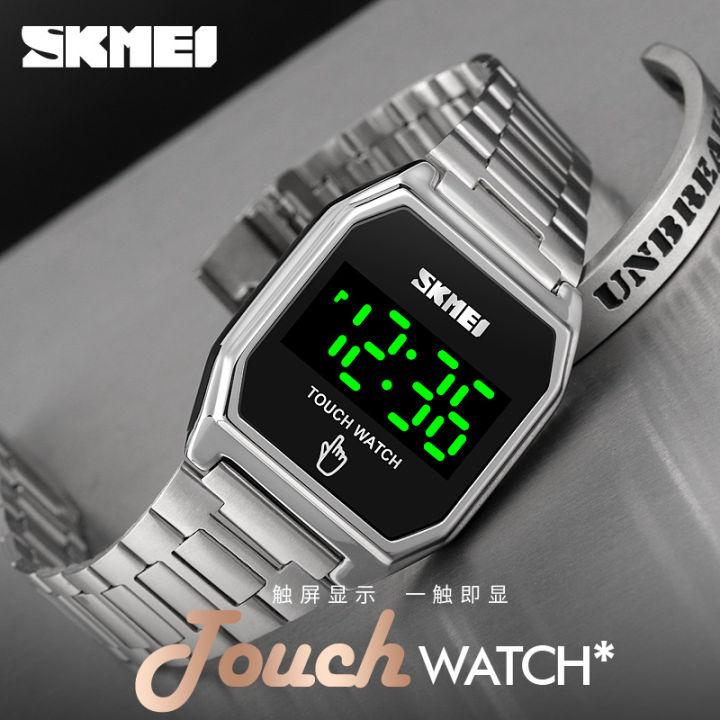 hotskmei-1679-touch-digital-women-s-watch-led-display-time-clock-luxury-steel-waterproof-electronic-women-wristwatches-reloj-hombre