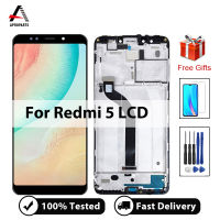 5.7 "จอแอลซีดีต้นฉบับสำหรับ Xiaomi R Edmi 5จอแสดงผล Touch Screen Digitizer สมัชชาสำหรับ R Edmi 5 MDG1 MDI1หน้าจอแอลซีดีอะไหล่ที่มีกรอบ