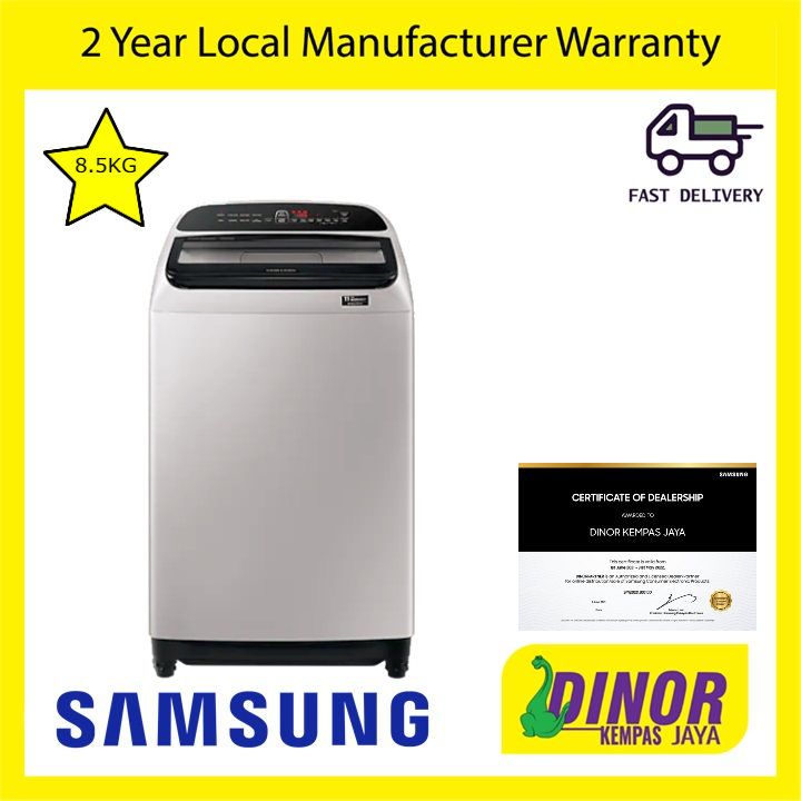 samsung washing machine wa85t5160by fq