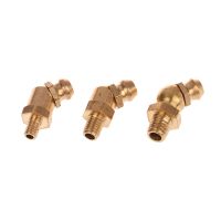 1pc M4 M5 M6 Male Thread 1mm Pitch 45 90 Degree straight Brass Hydraulic Grease Nipple Fittings