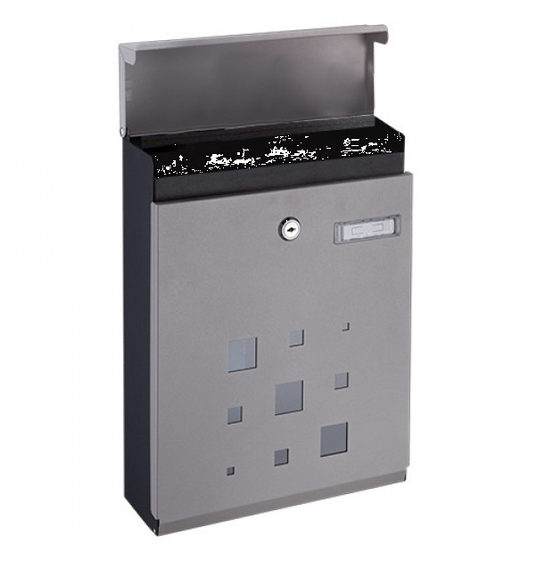 8อินฟินิตี้shopตู้จดหมาย-wld18g-สีดำ-เทา-ตู้รับจดหมาย-ตู้ไปรษณีย์-ส่งเร็ว-mail-box