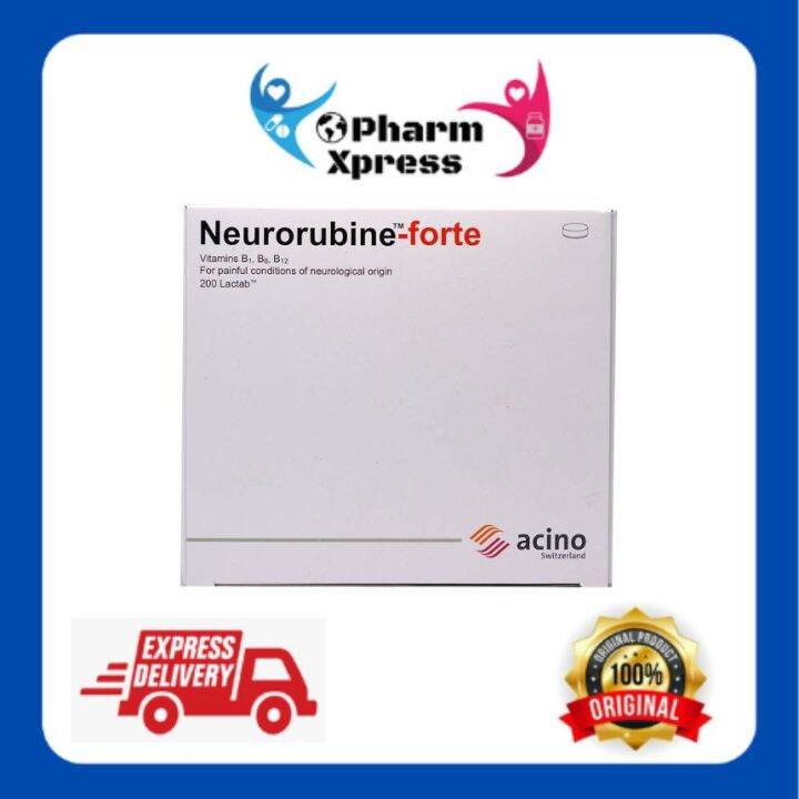 Neurorubine forte vitamin B1 B6 B12 tab (vitamin nerve) 1box (20strips