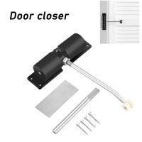 ✧◎ Stainless Steel Automatic Spring Door Closer Door Closing Device Reduce Noise Door Latch Hinge Closing Furniture Door Hardware