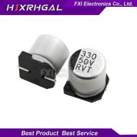 10pcs Electrolytic Capacitor 50V330UF 10*10mm SMD aluminum electrolytic Capacitor 330uf 50v