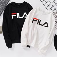 เสื้อแฟชั่นผู้หญิงสวยๆ FILA-Oเสื้อแขนยาวคอกลมแฟชั่น เสื้อแฟชั่นผู้หญิงราคาส่ง