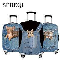 เคส Sereqi Kucing Perjalanan Bagasi สำหรับทัก18-32นิ้วเคส Perjalanan Perlindungan