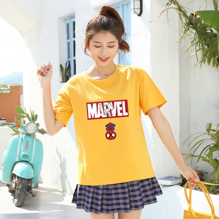 s-xxl-ปลีก-ส่ง-bk-328-เสื้อยืดแขนสั้นพร้อมส่ง-10สี-ลายการ์ตูน-ขายดีตามเทรนต์-ลายน่ารัก-สีสันสดใส่น่ารัก-ใส่ได้ทั้งหญิงและชาย