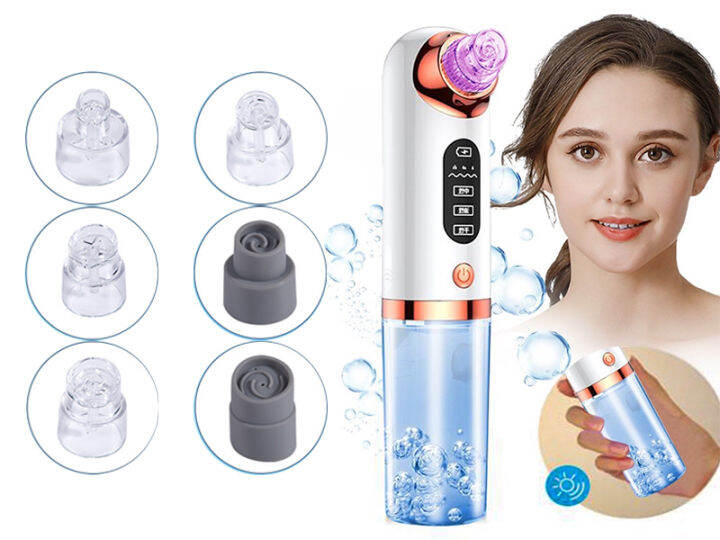 Electric Purple Light Therapy Small Bubble Water Cycle Blackhead ...