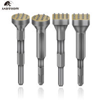 Professional Alloy Point Groove Gouge Flat Round Chisel Hammer Chisel Bit For Stone SlabBridgeWallCement Pavement Chisel