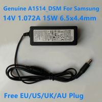 ของแท้14V 1.072A 15W A1514 DSM A1514 EPN AC Adapter สำหรับ Samsung S19D300NY S19C150B S19C150F LCD MONITOR แหล่งจ่ายไฟ