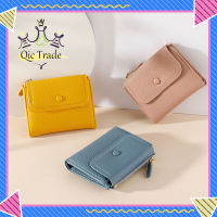 【New Arriva✨ 】Cute Short Wallet For Women Multi-functional PU Leather Bifold Money Clip Wallet Multi-slot Coin Purse