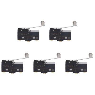 5X Panel Mount Long Hinge Roller Lever Ac Dc Basic Micro-Switch Z-15Gw2-B