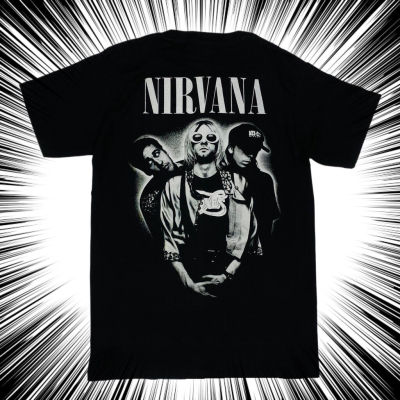 【New】 2023 NEW เสื้อลำลองแฟชั่น  เสื้อวง NIRVANA COBAIN เสื้อยืดแฟชั่นวินเทจ90 ไม่มีตะเข็บข้าง ใส่ได้ทั้งชายและหญิง เสื้อยืดคอตตอนลำลอง