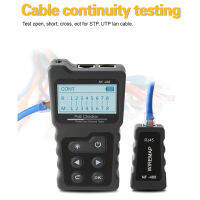 keykits- Multi-functional LCD Network Cable Tester PoE Checker Inline PoE Voltage and Current Tester with Cable Tester