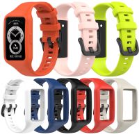 【cw】 Silicone watchband Straps Band 6 sport Wristband for smart new bracelets Adjustable Accessories