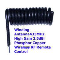 (10ชิ้น)Winding Antenna 315MHz/433MHz High Gain 2.5dBi Phosphor Copper Wireless RF Remote Control