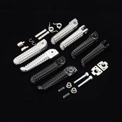 Front Rear Footrests Foot pegs For YAMAHA R1 R6 MT09 MT07 R3 R25 FZ1 FZ6 Motorcycle foot pedal spring Wall Stickers Decals