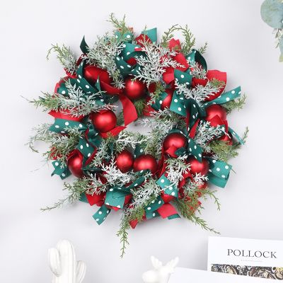 [COD] Cross-border spot decorations style ball ribbon home wall hanging door decoration