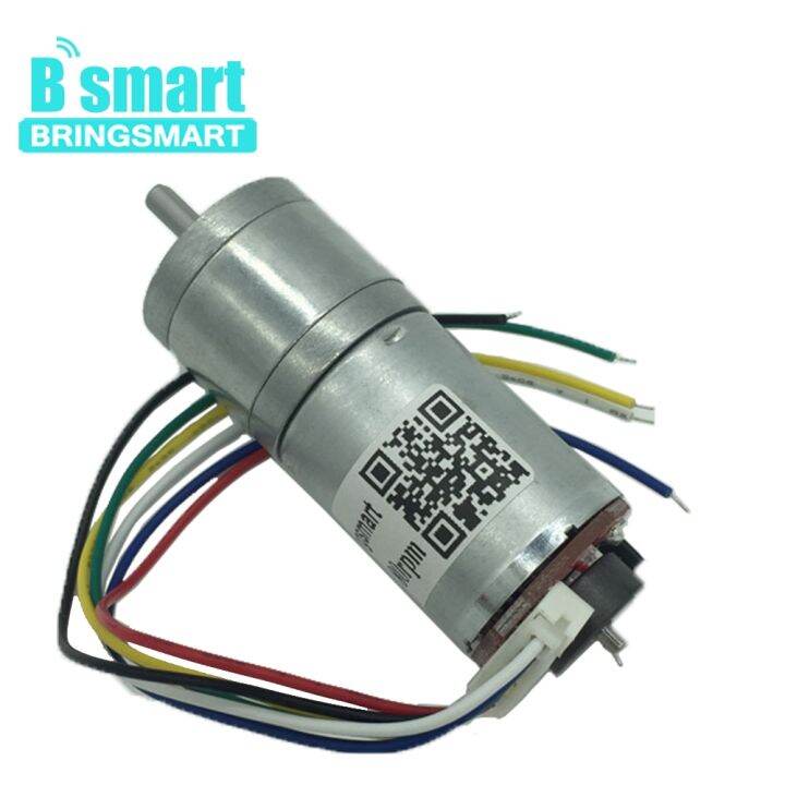 cod-chexiuhua-bringsmart-jga25-371มอเตอร์เกียร์12v-ย้อนกลับได้พร้อมดิสก์การเข้ารหัสแรงบิดสูงเพลายาว10มม-3มม-สำหรับรถ-diy