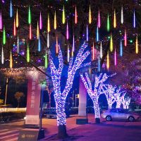 LED Meteor Shower Light Holiday String Light Waterproof Outdoor Light Fairy Garland Street Garland Christmas Decoration Navidad