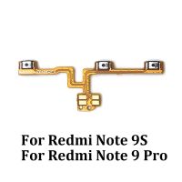 สายเคเบิลงอได้ปุ่มคีย์ด้านข้างปริมาณพลังงานใหม่สำหรับ Xiaomi Redmi Note 9S 9 Pro อะไหล่ทดแทน