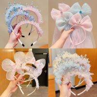 【hot】✹  Frozen Headband Baby Hairband Mesh Kids Headwear Accessories Hoop