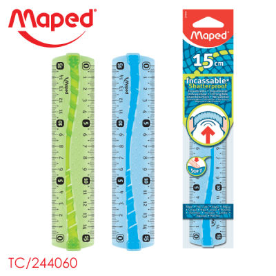 Maped (มาเพ็ด) ไม้บรรทัด 15 ซม. Flex Maped รหัส TC/244060