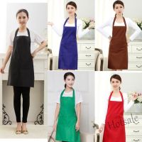 【hot sale】♈✙ D13 solid Colour Waterproof Sleeveless Aprons Overalls Aprons Kitchen Supplies kitchen apron