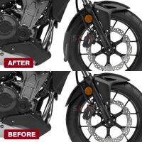 CB500X เพิ่มความยาวบังโคลนหน้าสำหรับ HONDA CB 500X 500F 2013-2021อุปกรณ์เสริมรถจักรยานยนต์แผ่นกันกระเซ็นต่อล้อ