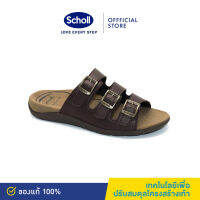 Scholl รองเท้าสกอลล์-ไบโอ รัสเซล Biom Russel รองเท้าแตะสวม ผู้ชาย รองเท้าสุขภาพ  นุ่มสบาย กระจายน้ำหนัก