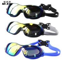 Professional HD Anti Fog Swim Goggles Large Frame Silicone Swimming Glasses for Men and Women Swimming Accessories
