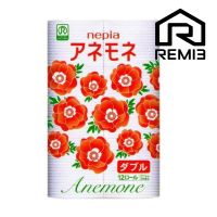 Anemone กระดาษชำระญี่ปุ่น กระดาษทิชชู่ญี่ปุ่น ละลายน้ำได้ 2ชั้น ยาว27ม. แพ็ค12ม้วน