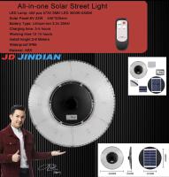 JD= โคมไฟถนนโซลาร์เซลล์ UFO SOLAR LIGHT 9,000W | LUMIRA | พลังงานแสงอาทิตย์ 100% โJD UFO 2060-2000W (VDO) BIG61cm ปรับแสง ไฟ360° IP67 ขาว โซลาเซลล ฟรีรีโมทแท้