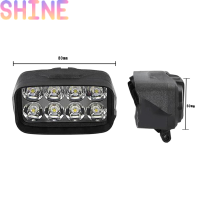 Shine dongchengdianzi Crystalwave รถจักรยานยนต์รถยนต์ super bright 8 ไฟ LED ไฟหน้าสปอตไลท์ไฟหน้า