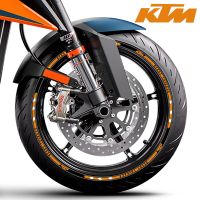 สติกเกอร์พร้อมแข่ง Ktm สติกเกอร์ขอบล้อโลโก้รถจักรยานยนต์ Rc390ดยุค250 390สัญลักษณ์200