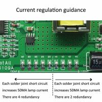 10-65นิ้ว LED LCD TV Universal Boost บอร์ดปัจจุบันคงที่ Full Bridge Driver Backlight แรงดันสูง CA-6109